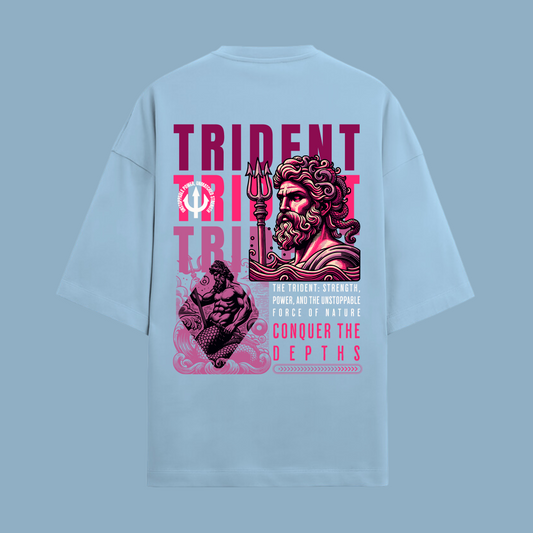 TRIDENT Unisex Terry Oversized T-shirts