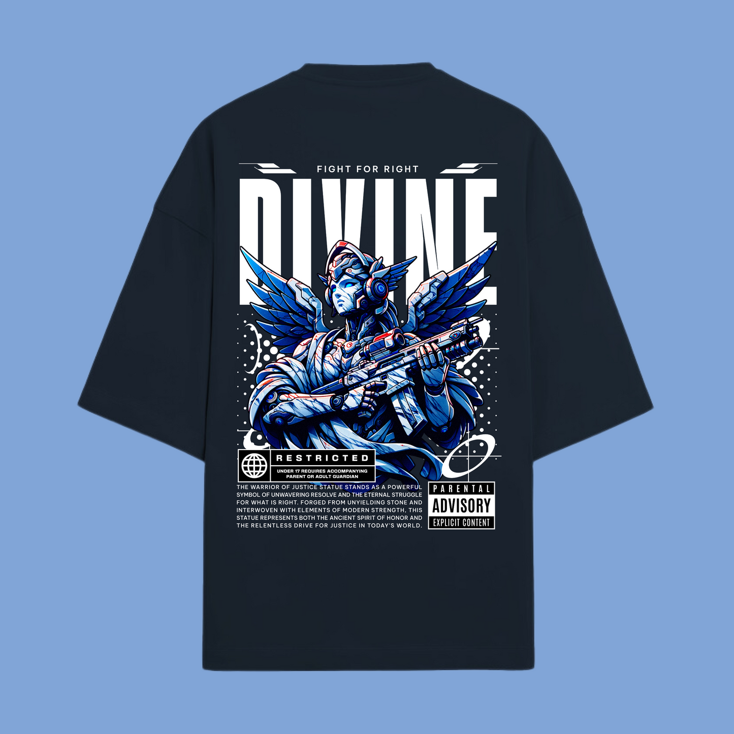 DIVINE Unisex Terry Oversized T-shirts